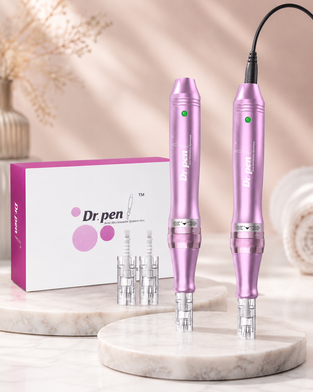 M7 Electric Dr. Pen Wireless Microneedling Pen (with two cartridges)